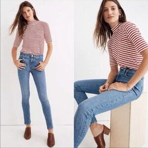 Madewell 9" Mid-Rise Skinny Jeans in Comfort Stretch: Eco Edition Size 27